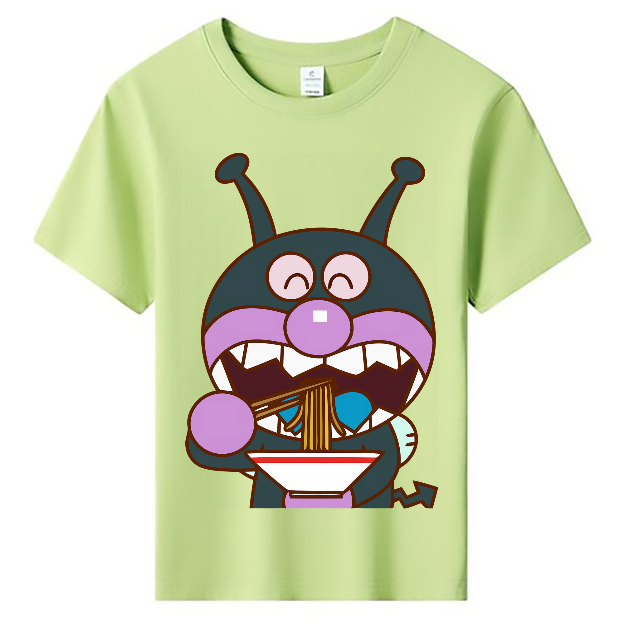 （画像用） アンパンマン Anpanman 綿100％キッズTシャツ（フロントプリント）